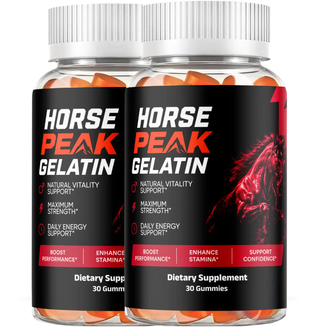 HorsePeak Gelatin gummy bottle